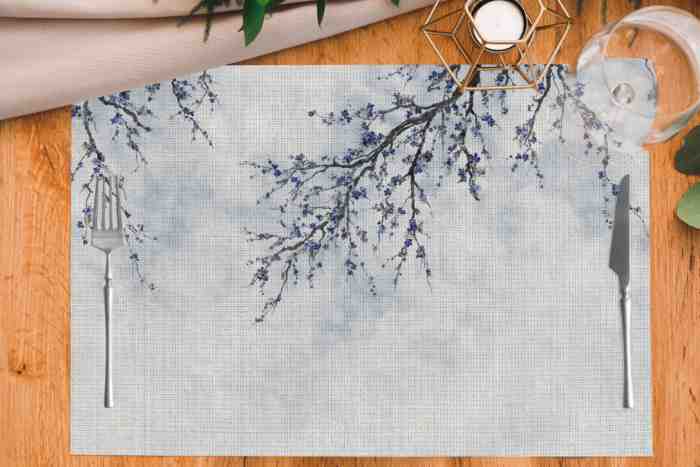 Linnen Placemat - Spring Design